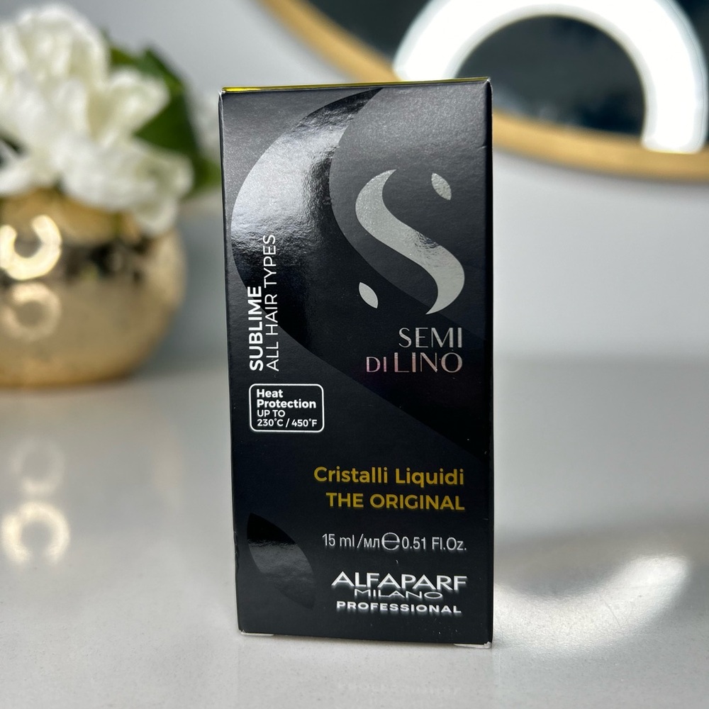 Alfaparf semi di Lino cristalli liquid (heat protection up to 230°C/450°F)